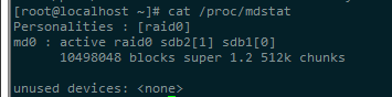 Linux磁盤陣列RAID以及mdadm實現軟件RAID
