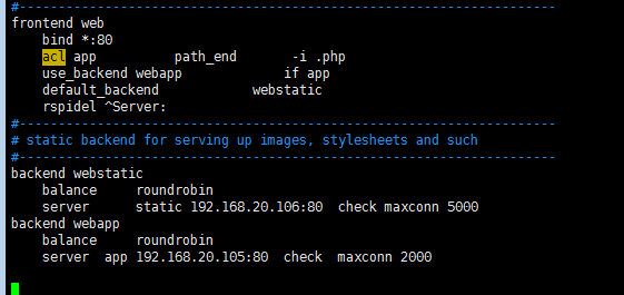 haproxy 動靜分離負載均衡、?stats頁面實現?。