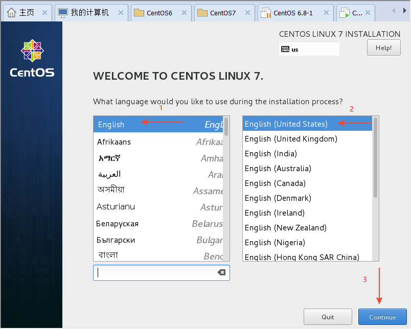 筆記三、如何在VMWare Workstation中安裝CentOS 7