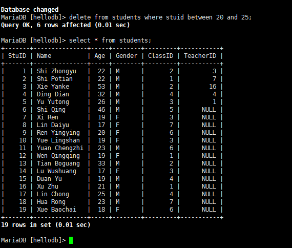 mysql  mariadb  備份恢復、主從
