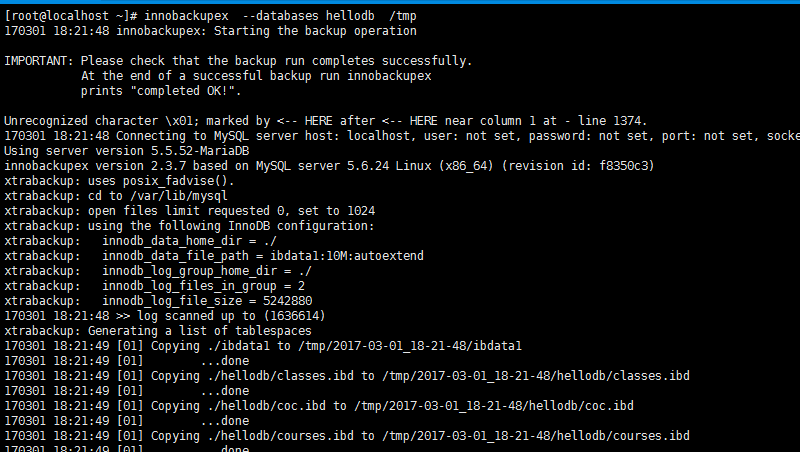 mysql  mariadb  備份恢復、主從