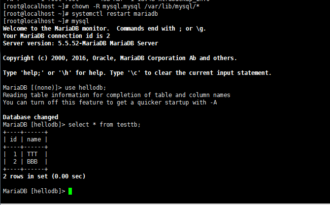 mysql  mariadb  備份恢復、主從