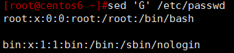 sed命令的入門與進階