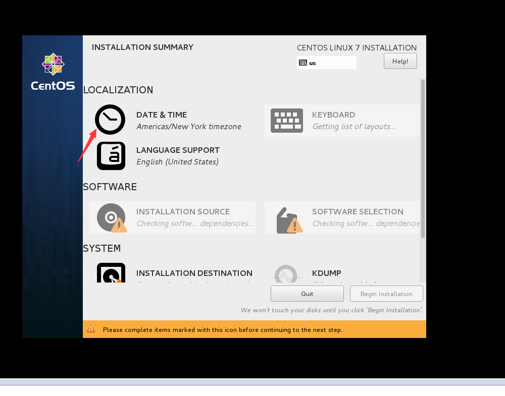 Centos 7 安裝過程