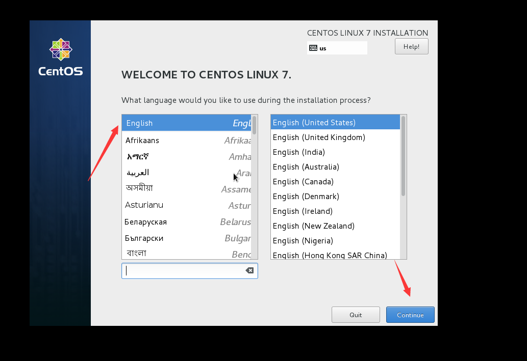 Centos 7 安裝過程