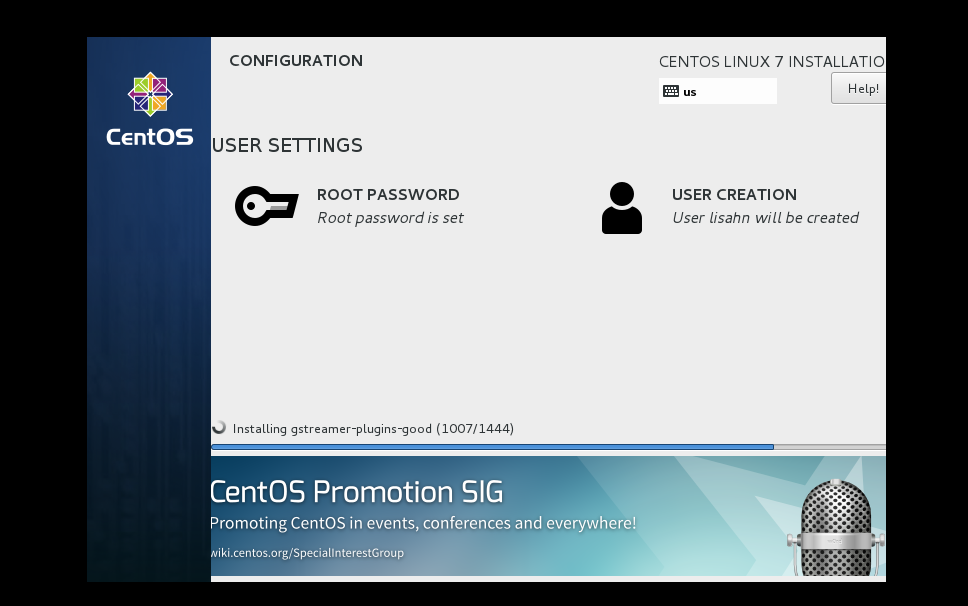 Centos 7 安裝過程
