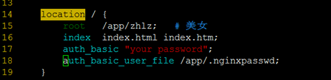 nginx 配置參數說明和實驗