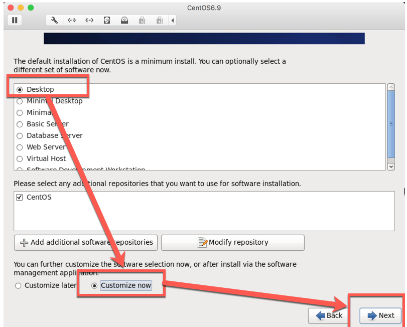centos 6.9 安裝步驟