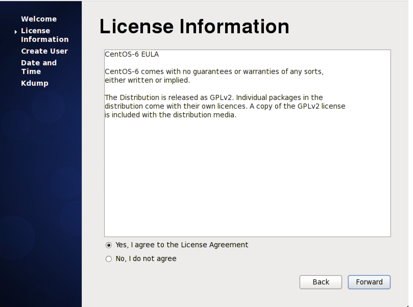 centos 6.9 安裝步驟