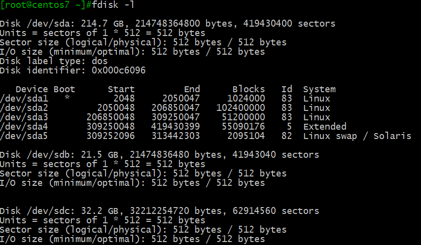 分區工具fdisk和gdisk、同步分區表（到內存）