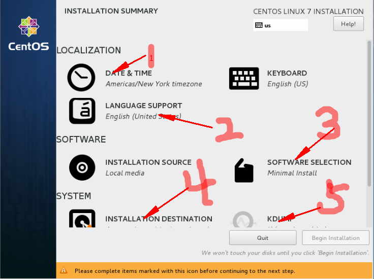 在VMware workstations中安裝CentOS-7-x86_64-Everything-1611.ISO