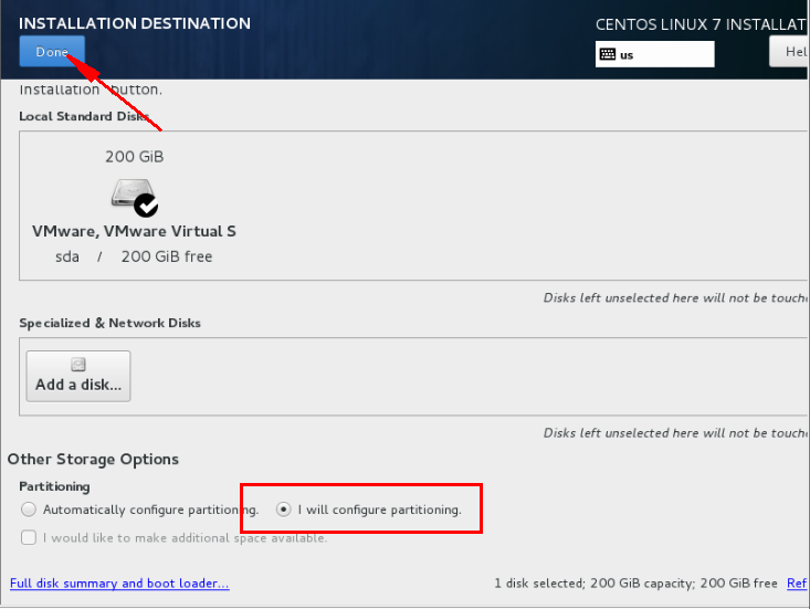 在VMware workstations中安裝CentOS-7-x86_64-Everything-1611.ISO