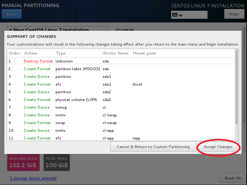 7.11  centos 7安裝重點之磁盤分區+SecureCRT 8.0安裝步驟