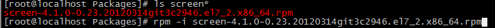 Linux 系統中screen命令不能使用的解決辦法，screen包的正確安裝