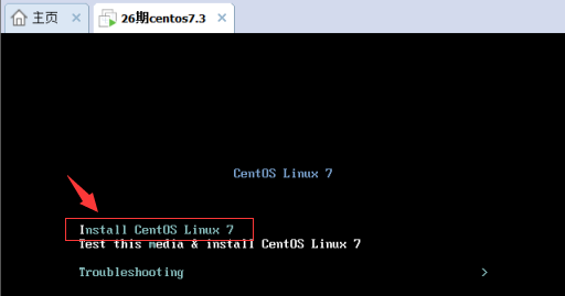 在VMware Workstation上安裝CentOS 7