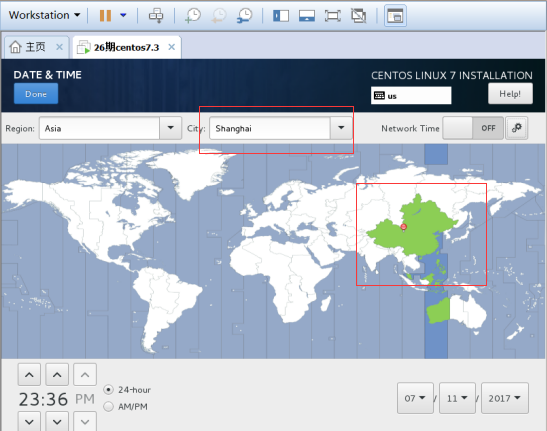 在VMware Workstation上安裝CentOS 7