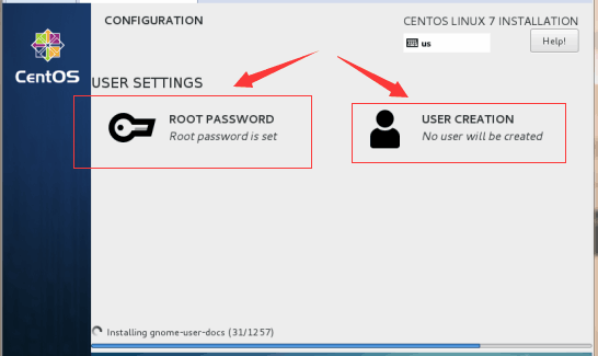 在VMware Workstation上安裝CentOS 7