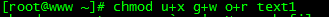 linux中更改文件權限的實驗