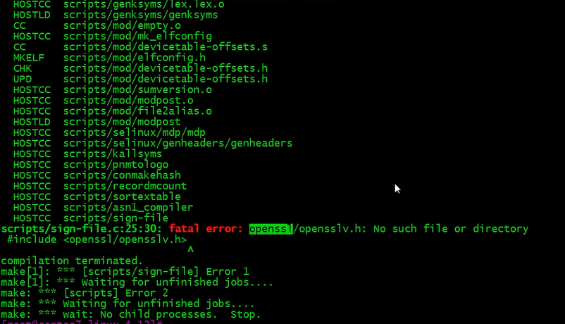 Linux-Centos7編譯內核