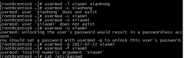 Linux用戶和組的相關管理命令（一、用戶的相關命令）