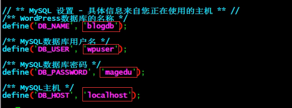 centos7上實現LAMP，并搭建wordpress