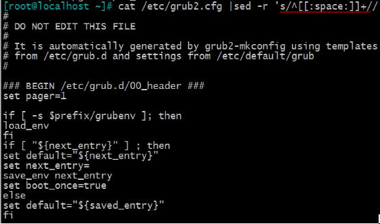 Linux文本處理三劍客之一sed