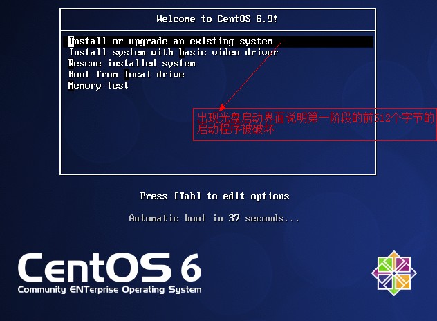 關于Linux系統無法啟動的問題（1）