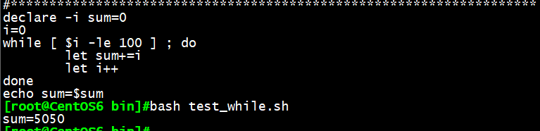 testwhile