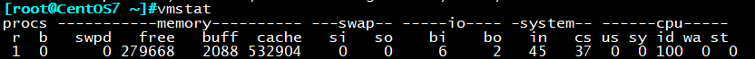 vmstat